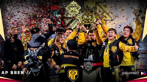AP.Bren are the Mobile Legends M5 World Champions.
